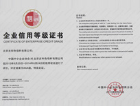 企業信用等級證書